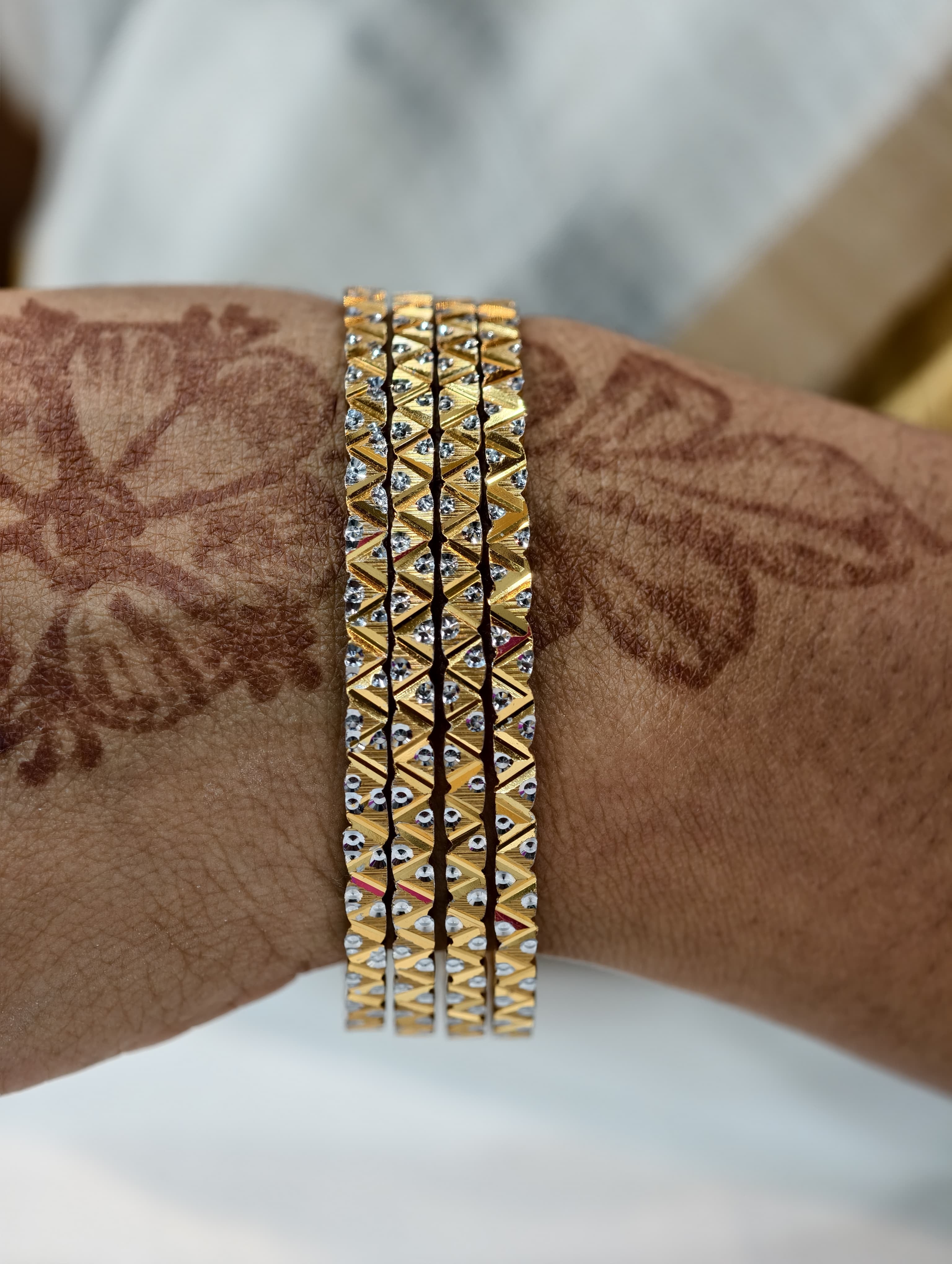 Dimond Replica Bangles