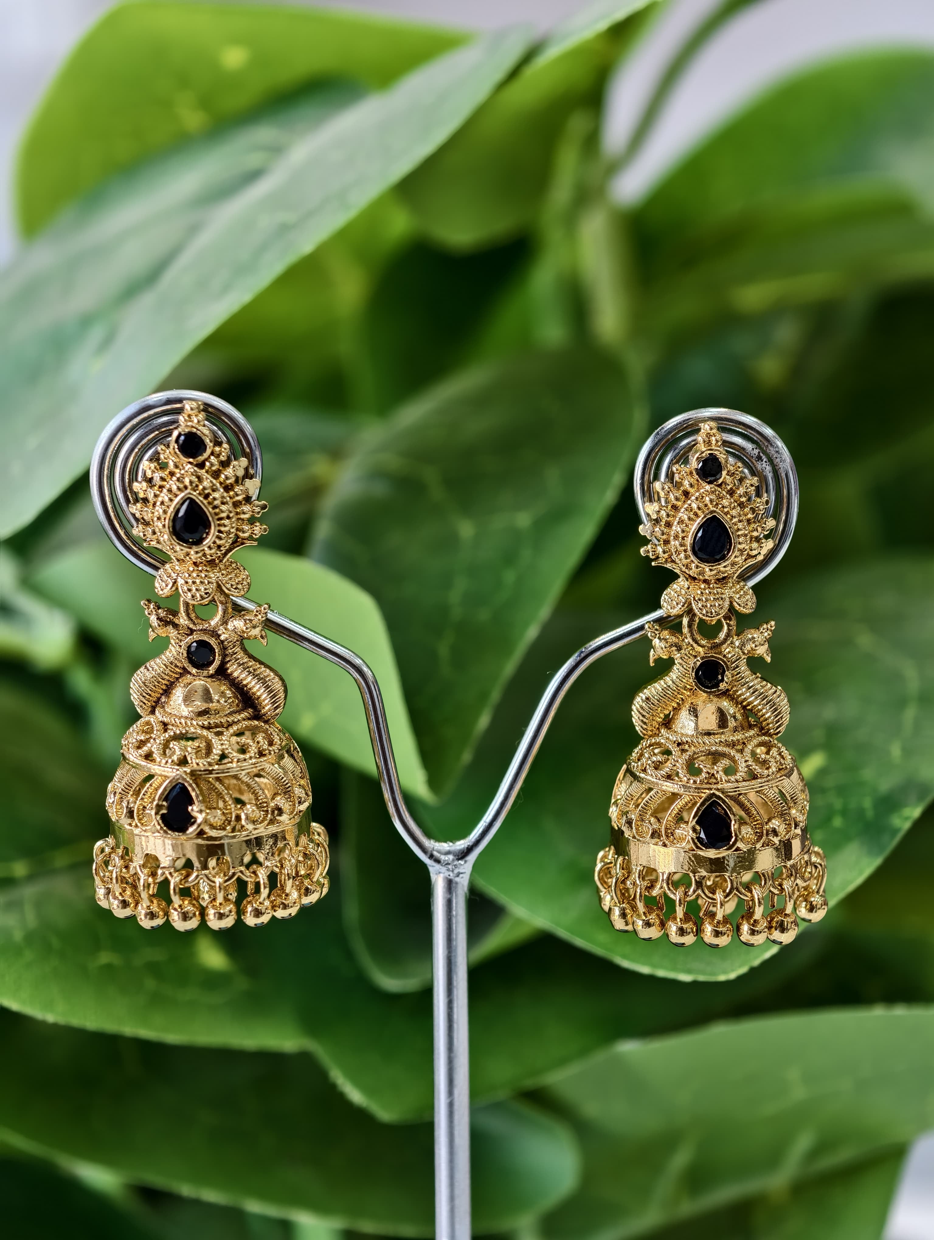Gold Model Butta Earrings