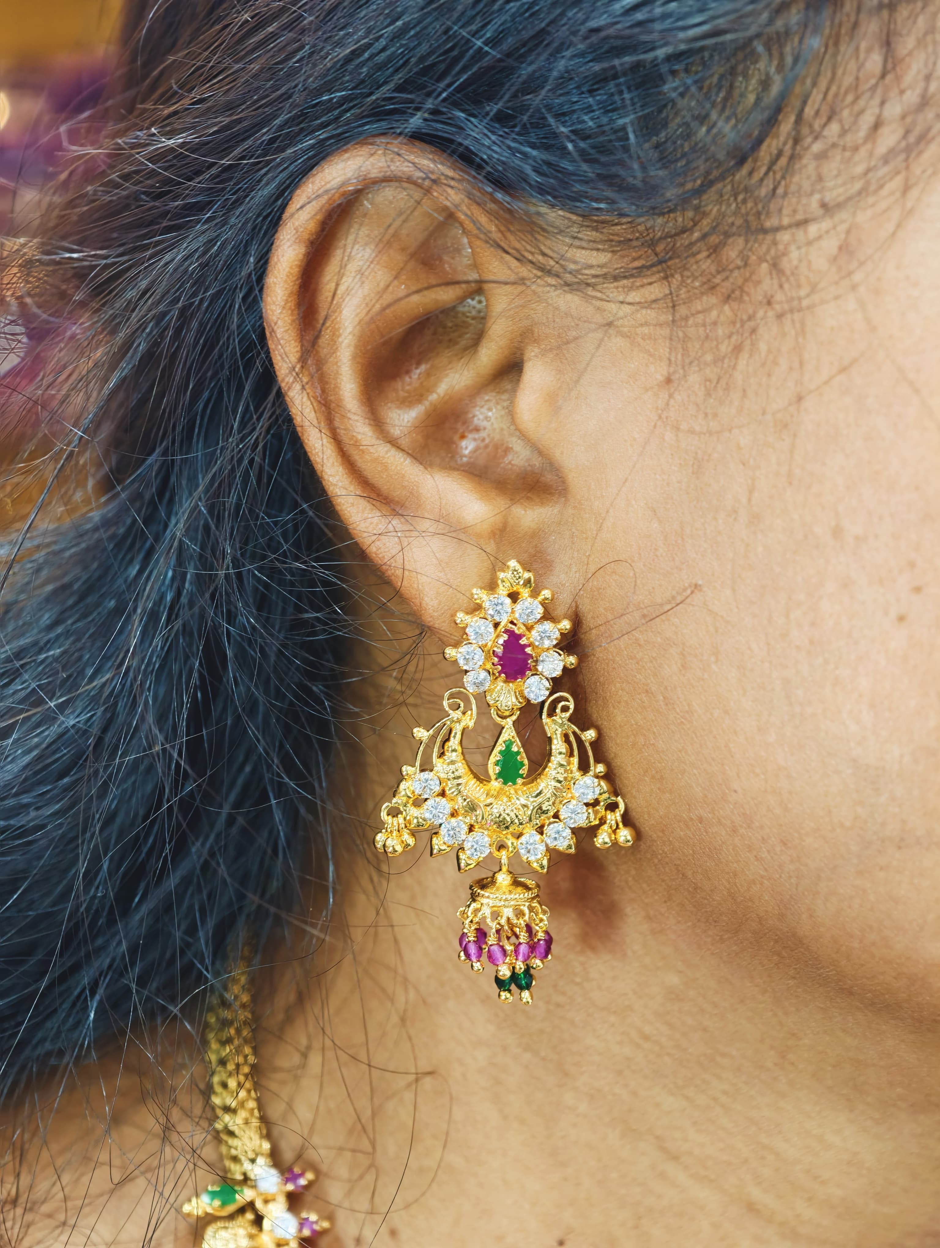 Handmade Chandbali Earrings