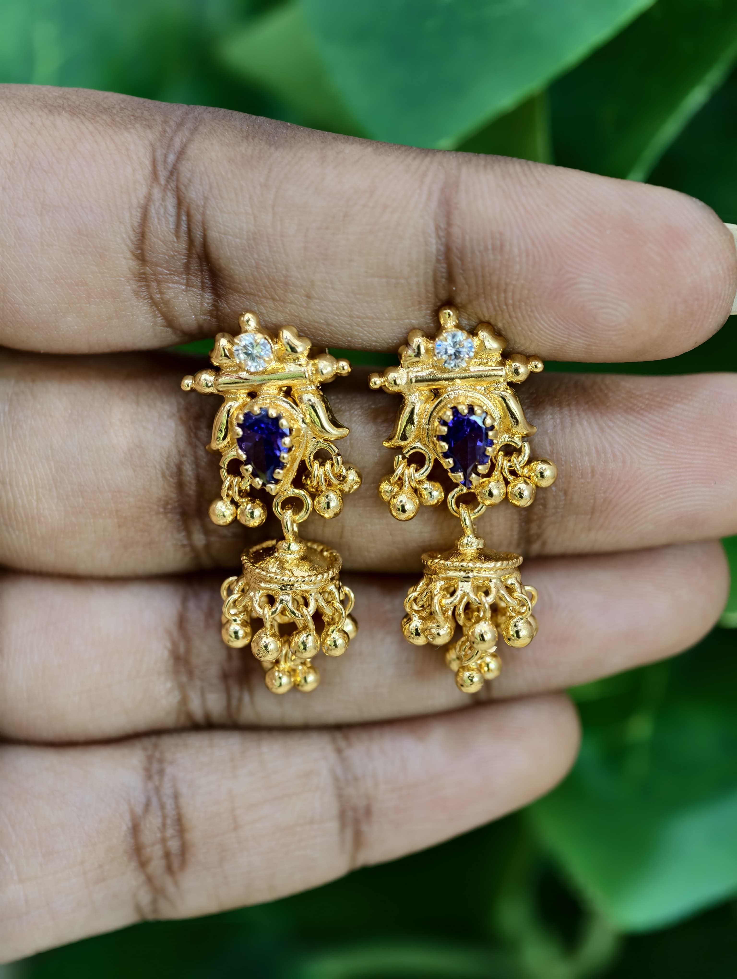 Gold Model Chandini Earrings