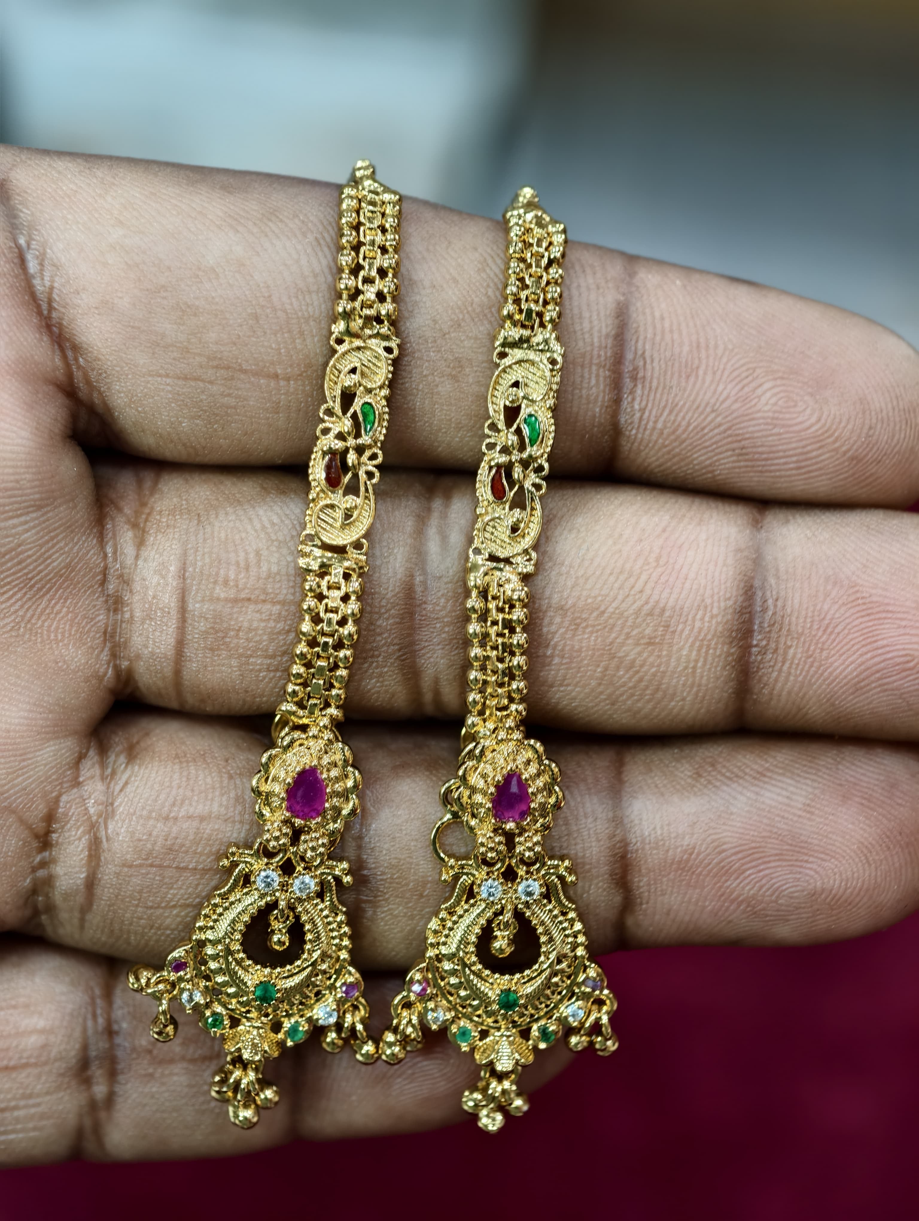 Chandbali Earrings With Matilu