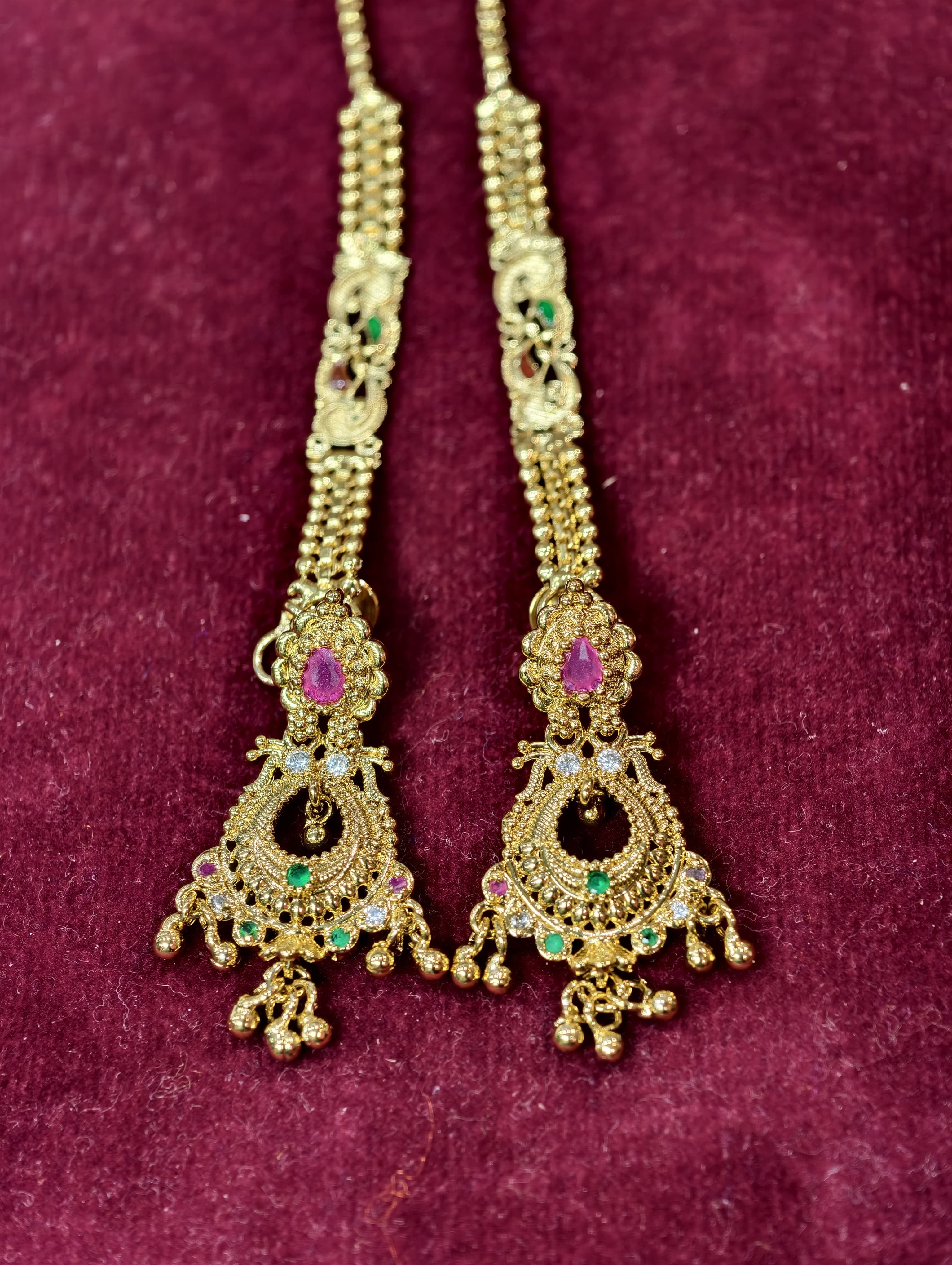 Chandbali Earrings With Matilu