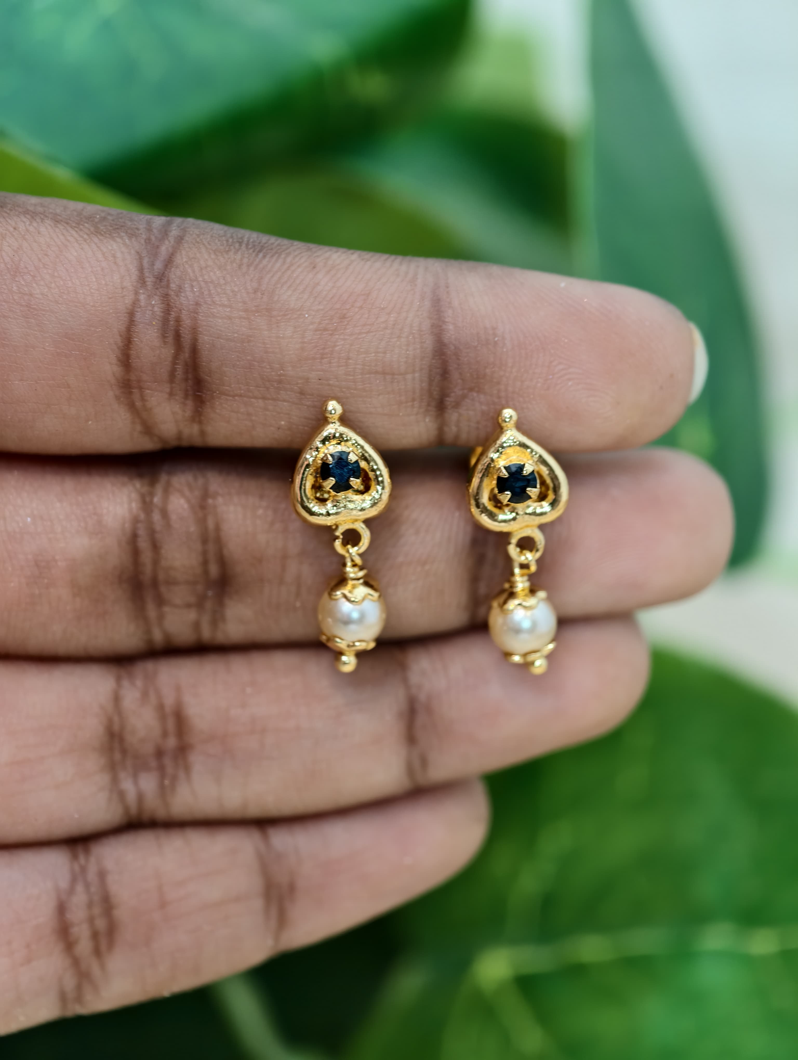 Small Heart Shape Baby Earrings