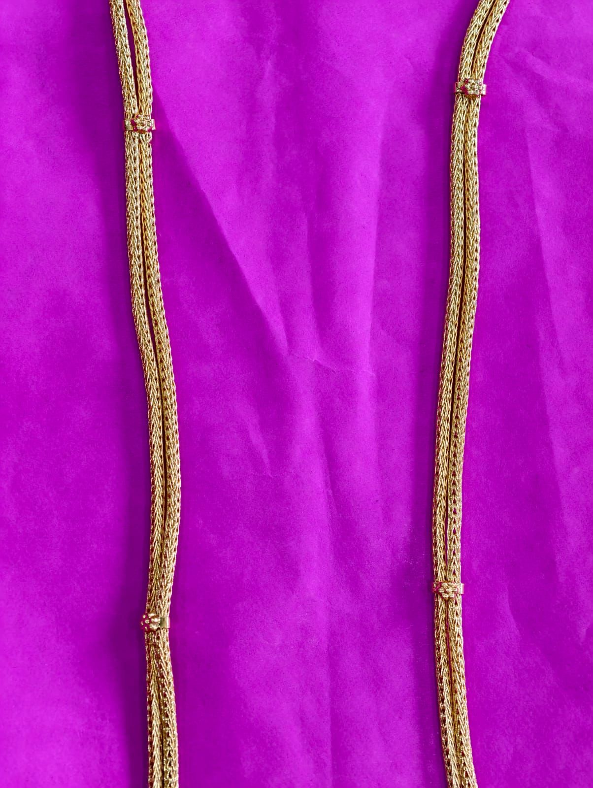 Handmade 2 lines Gopi Thadu / Naanu Thadu Thali Chain