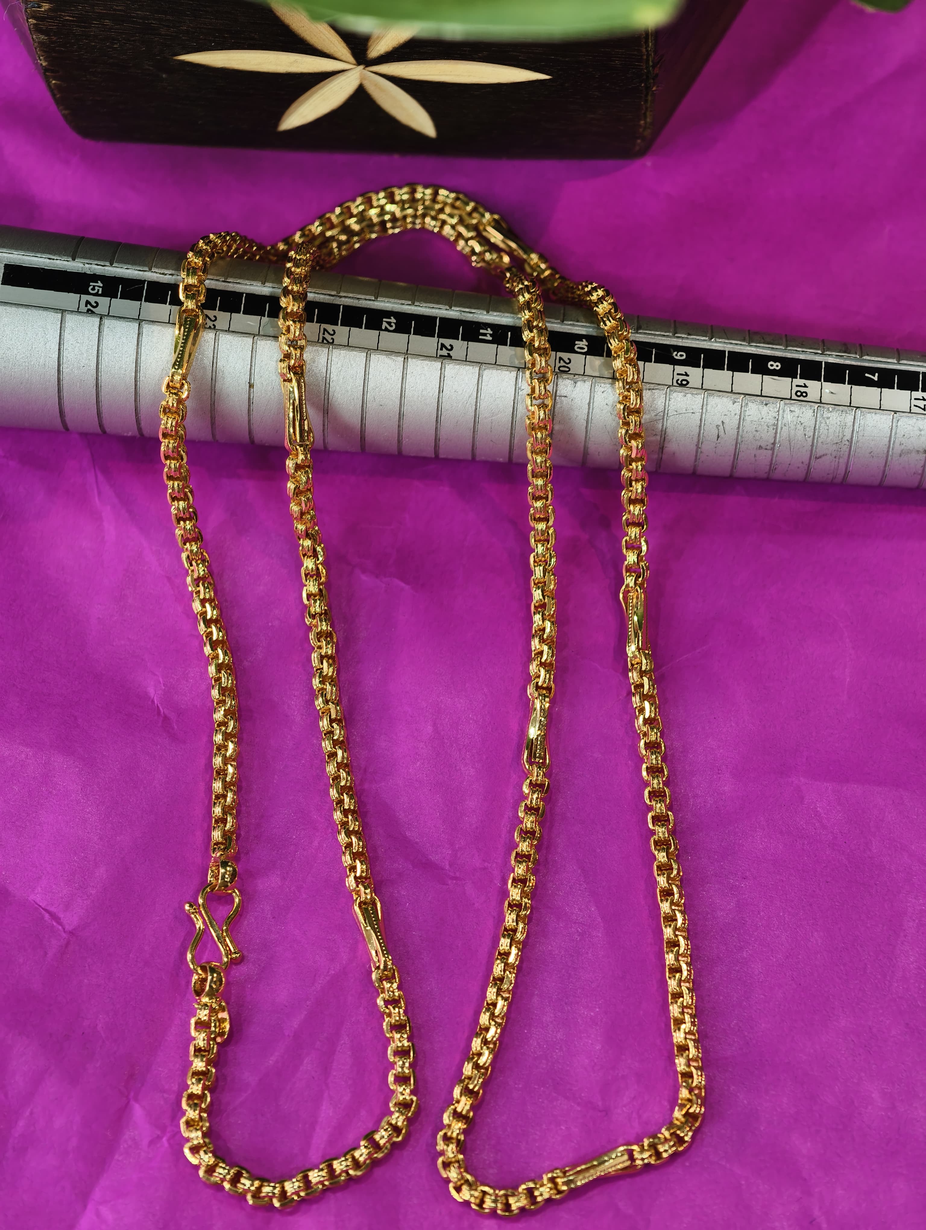 Handmade Barath with Badam Thali Chain