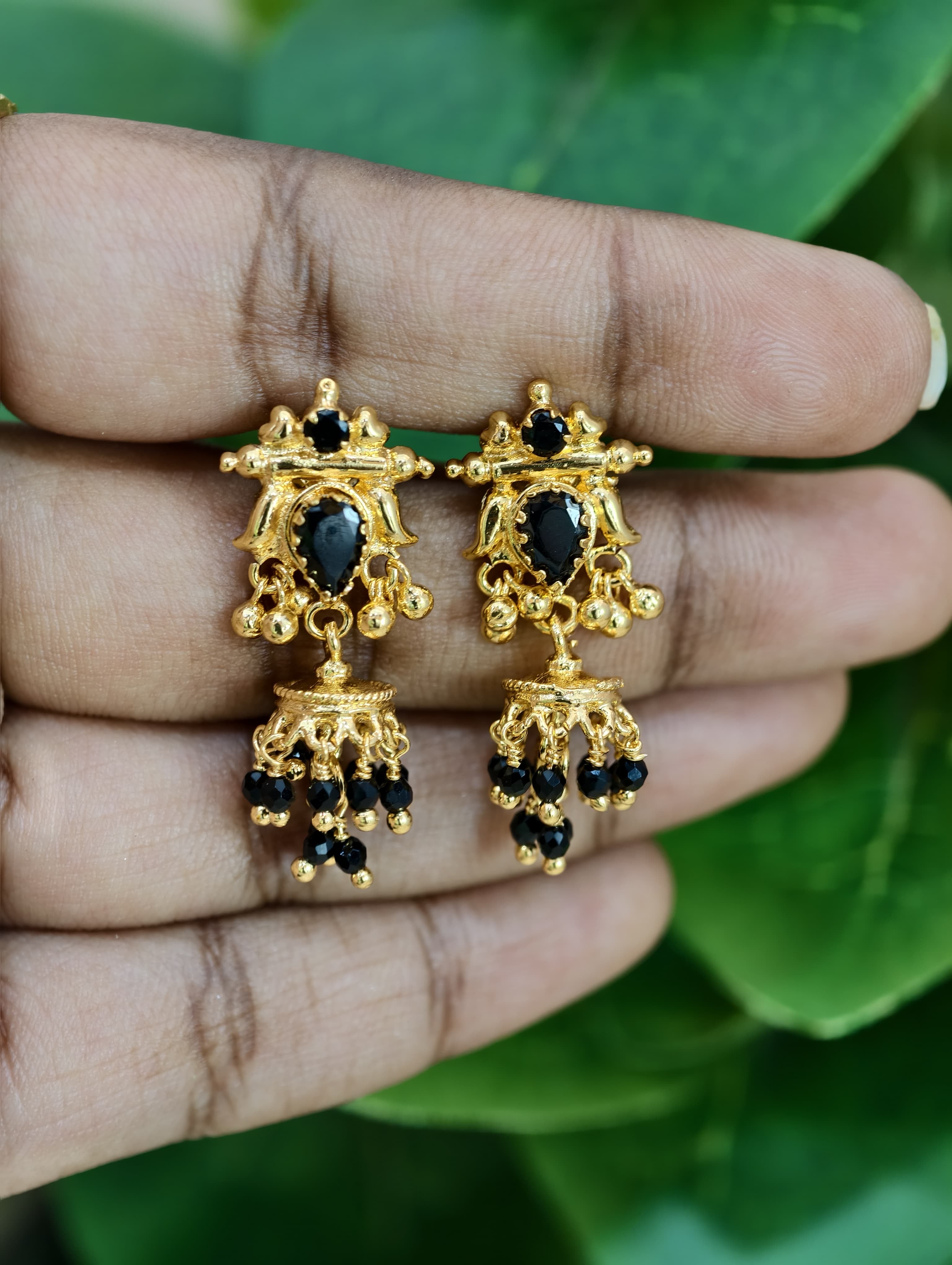 Gold Model Chandini Earrings