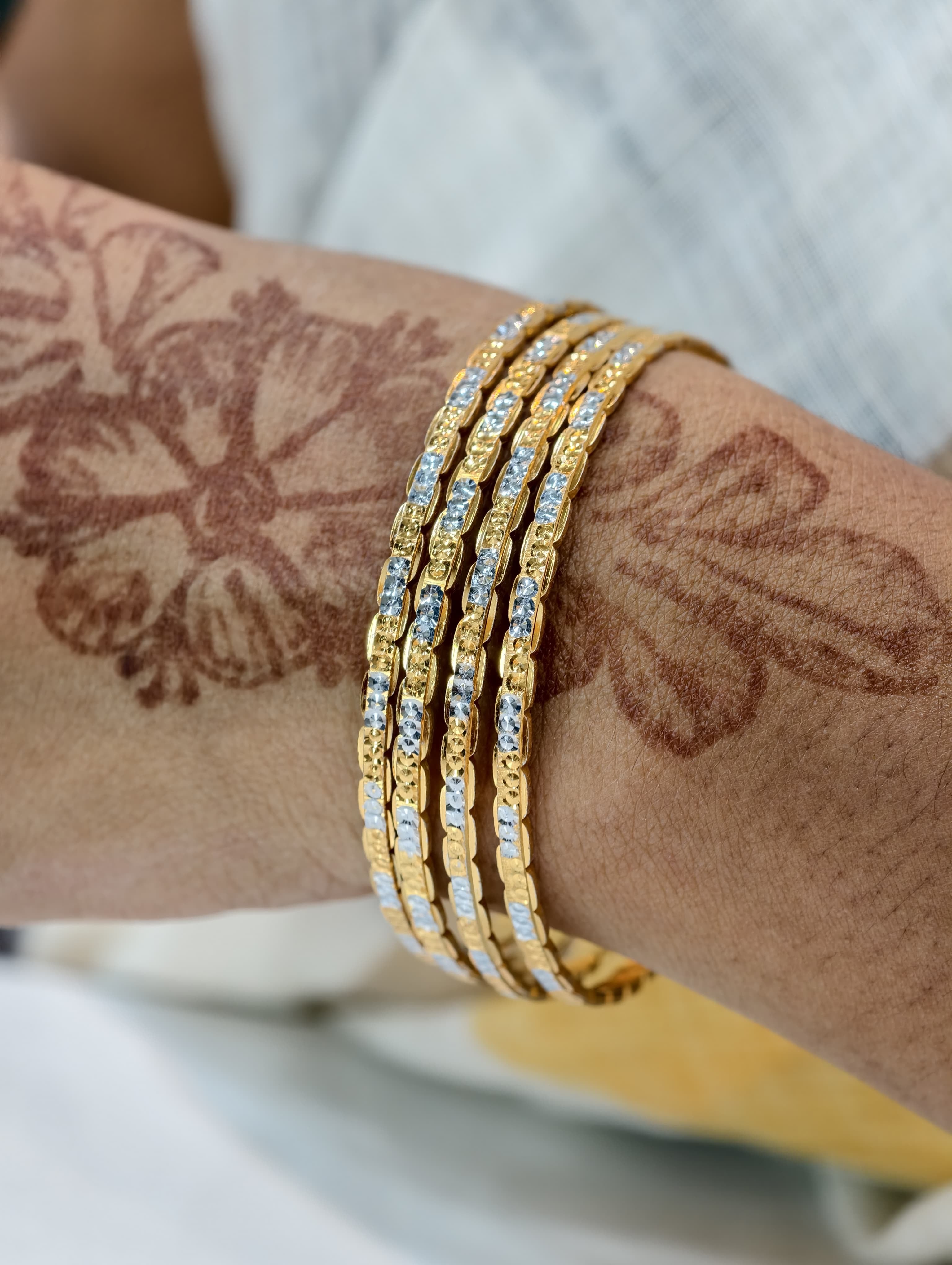 Dimond Replica Bangles