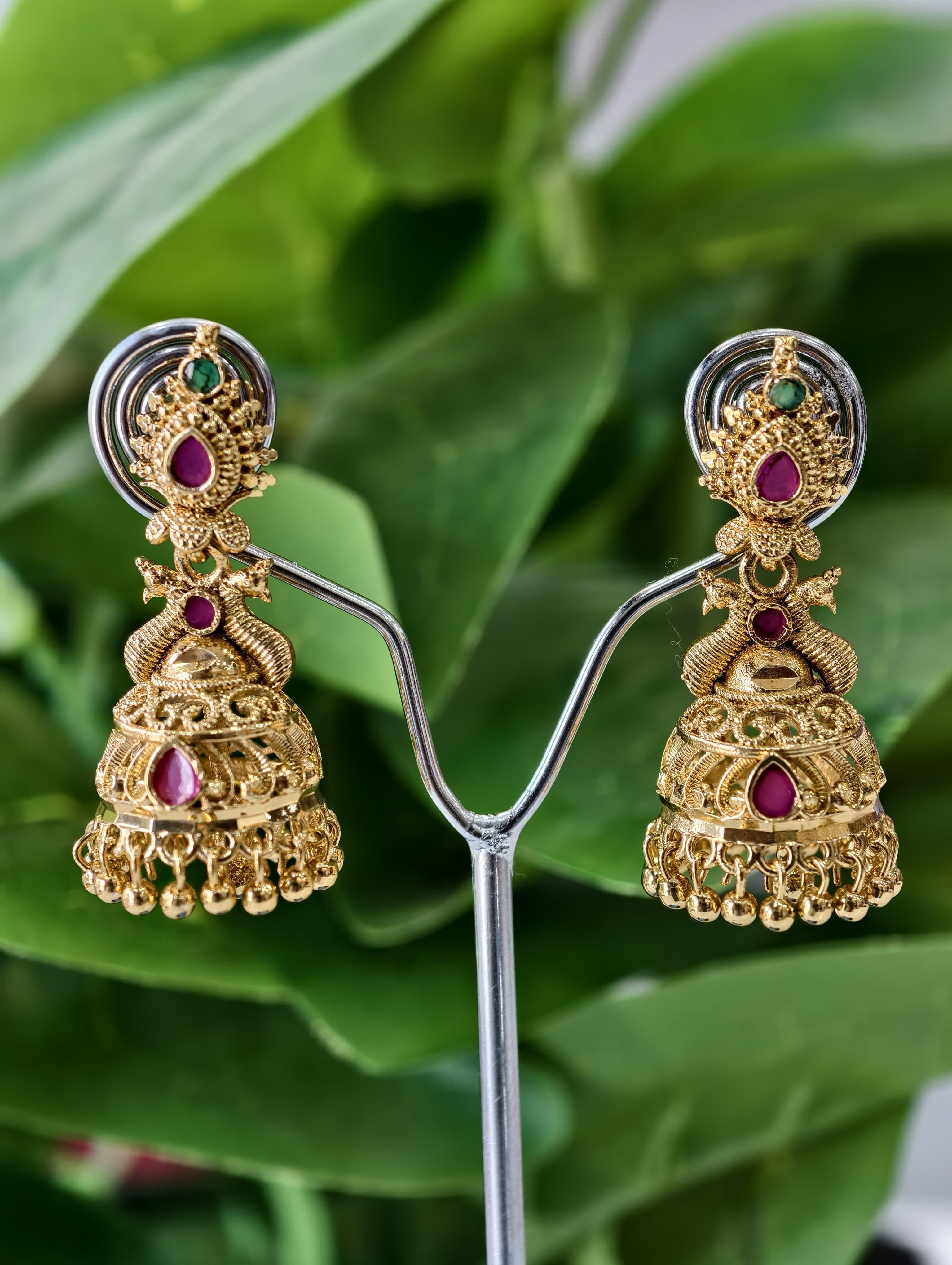 Gold Model Butta Earrings