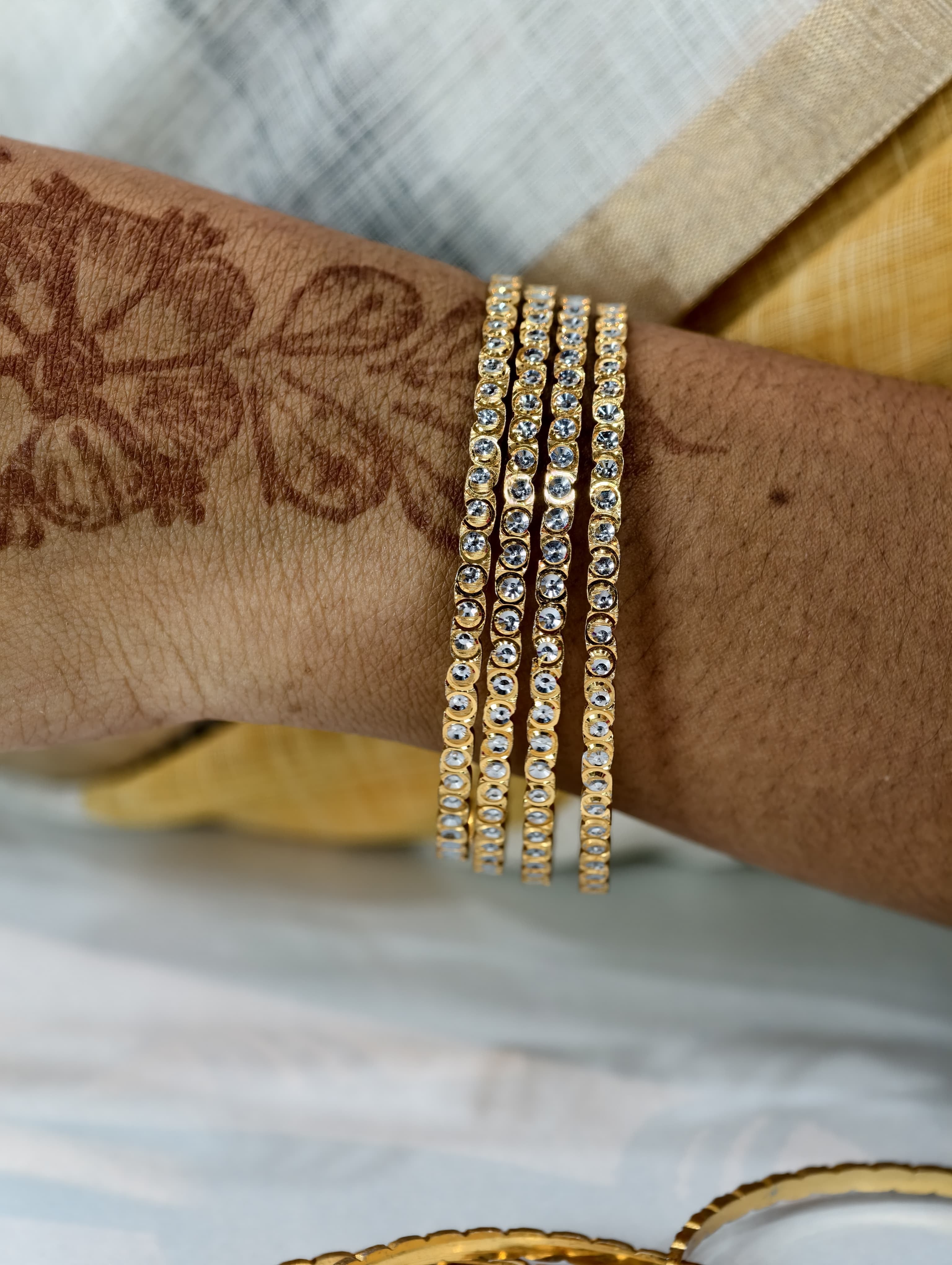 Dimond Replica Bangles
