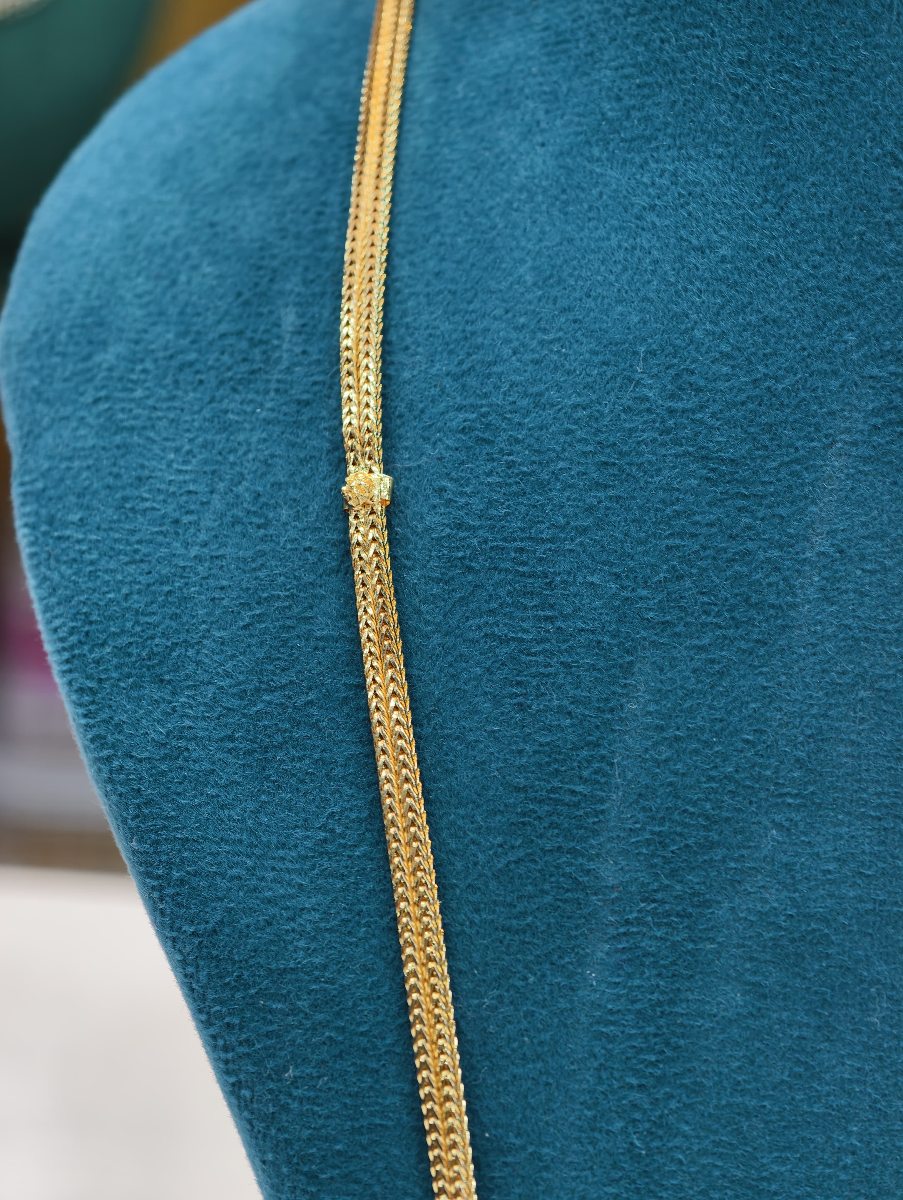 Gold Model Handmade 2 line Thali Chain(Box Model)