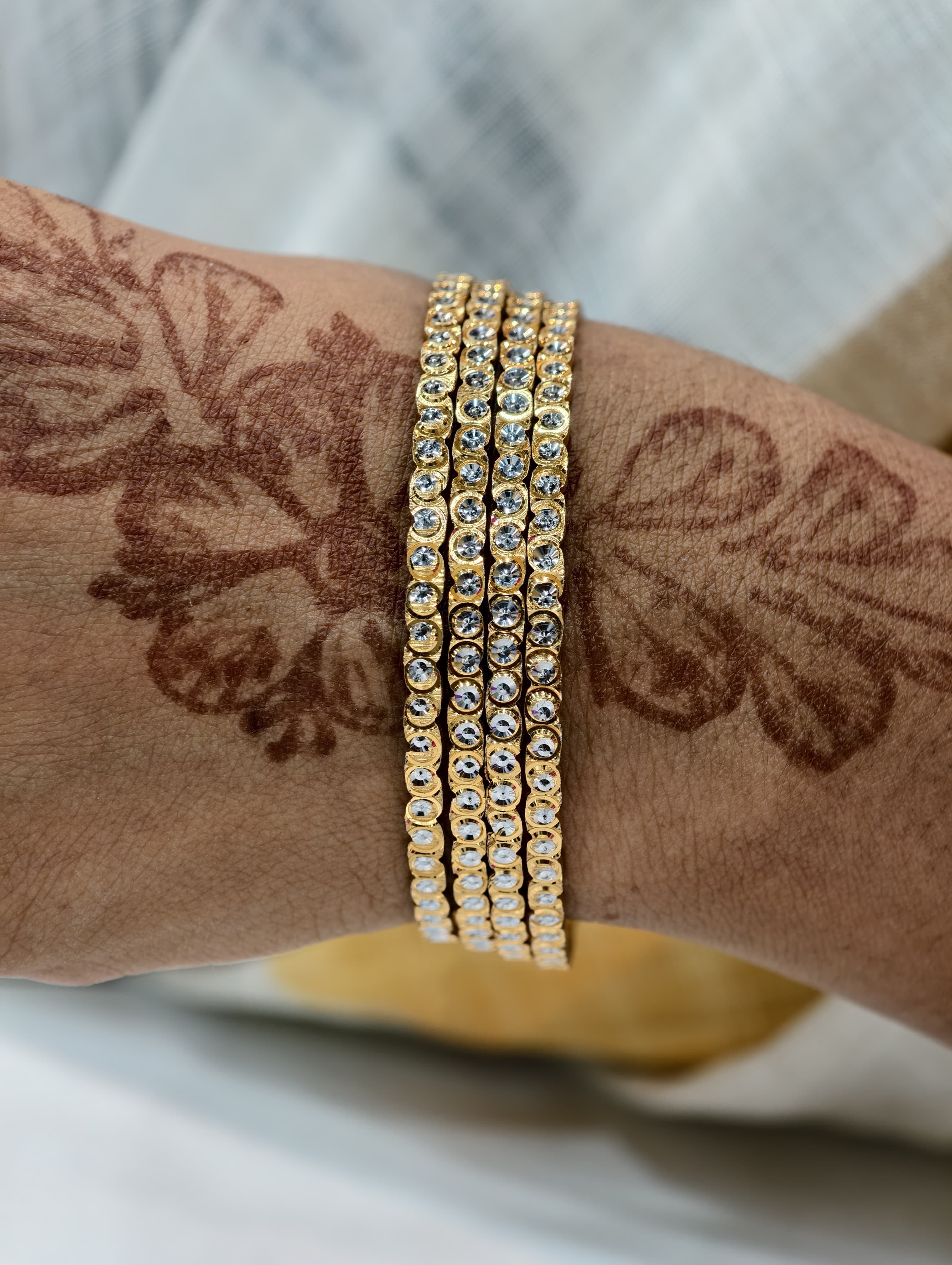 Dimond Replica Bangles