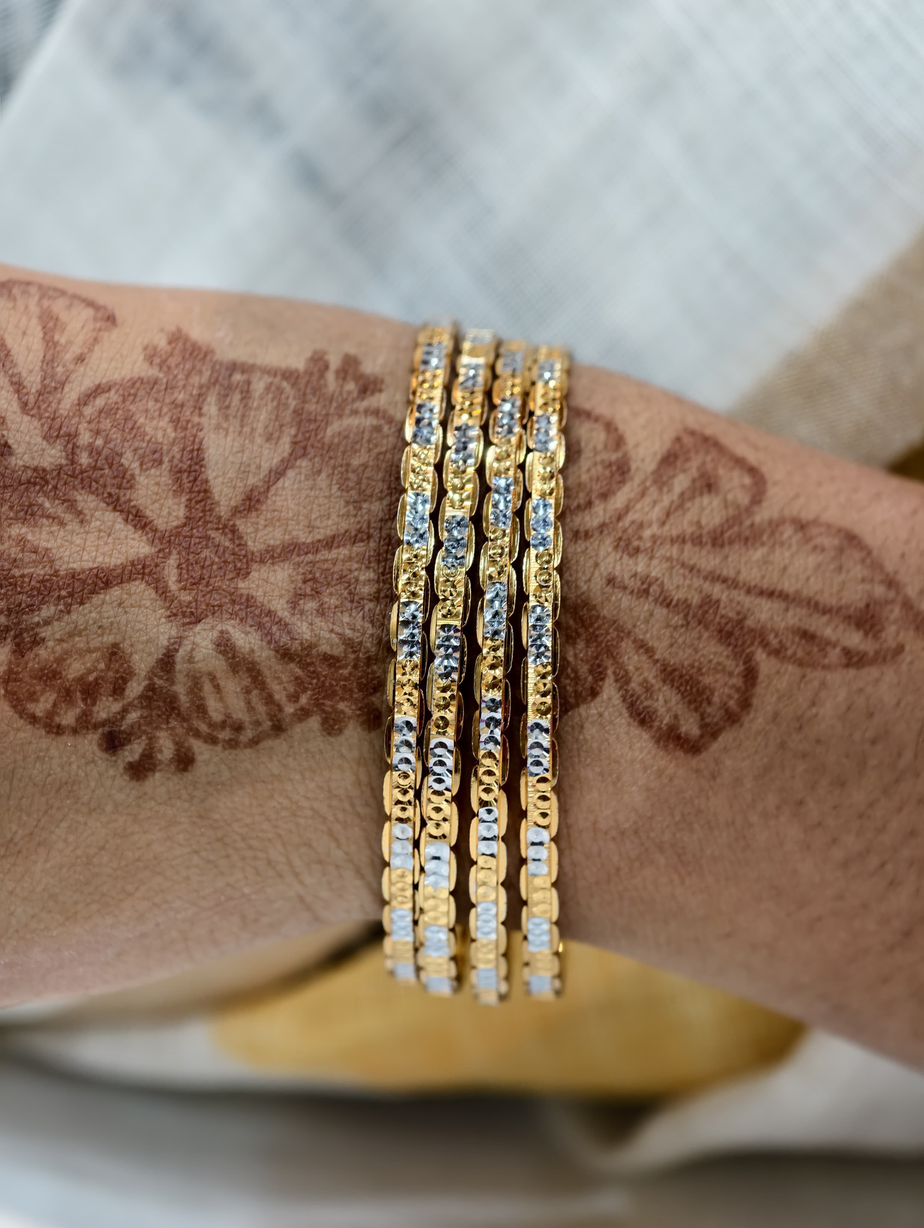Dimond Replica Bangles