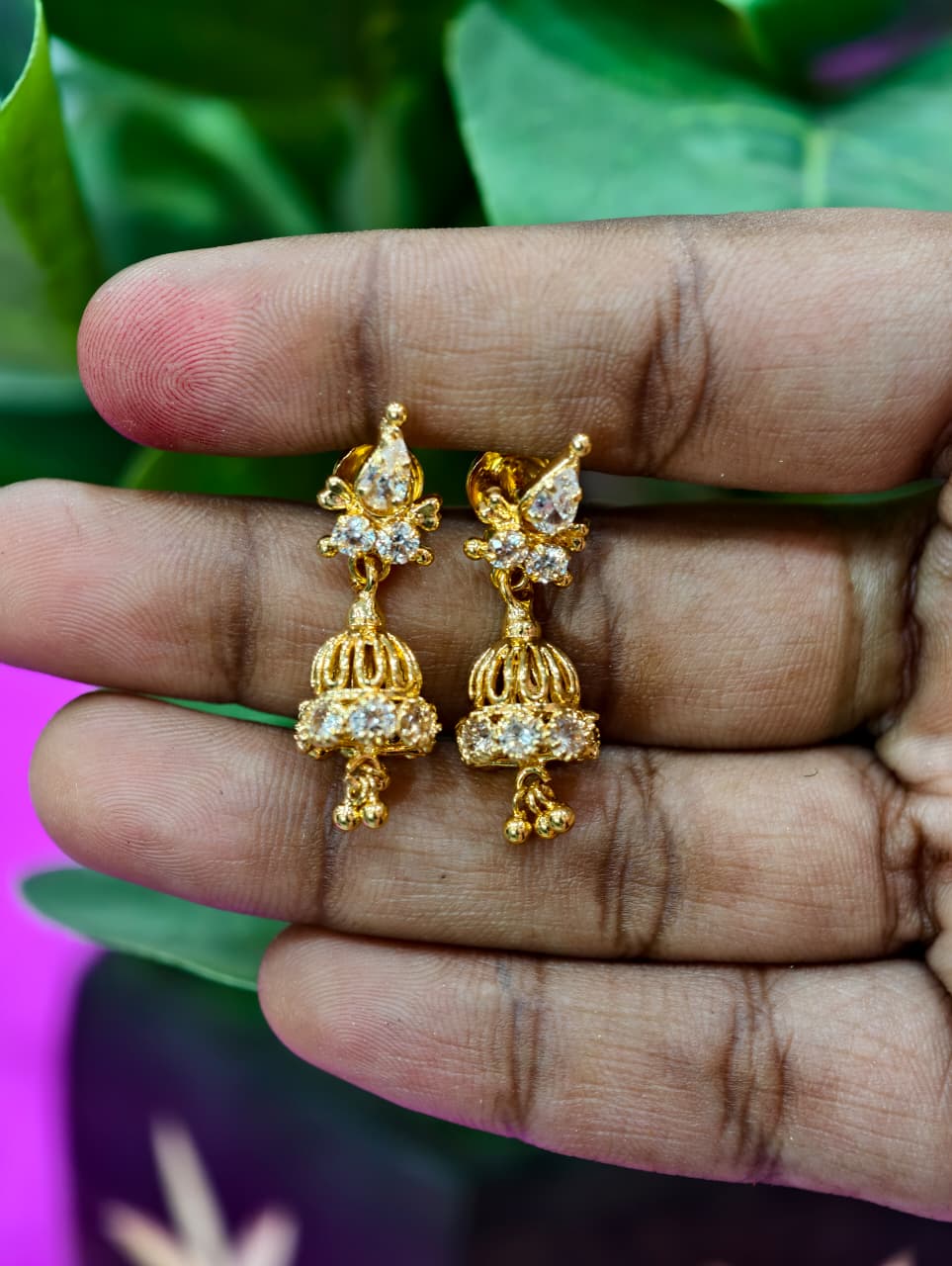 Star Butta Earrings(Handmade)