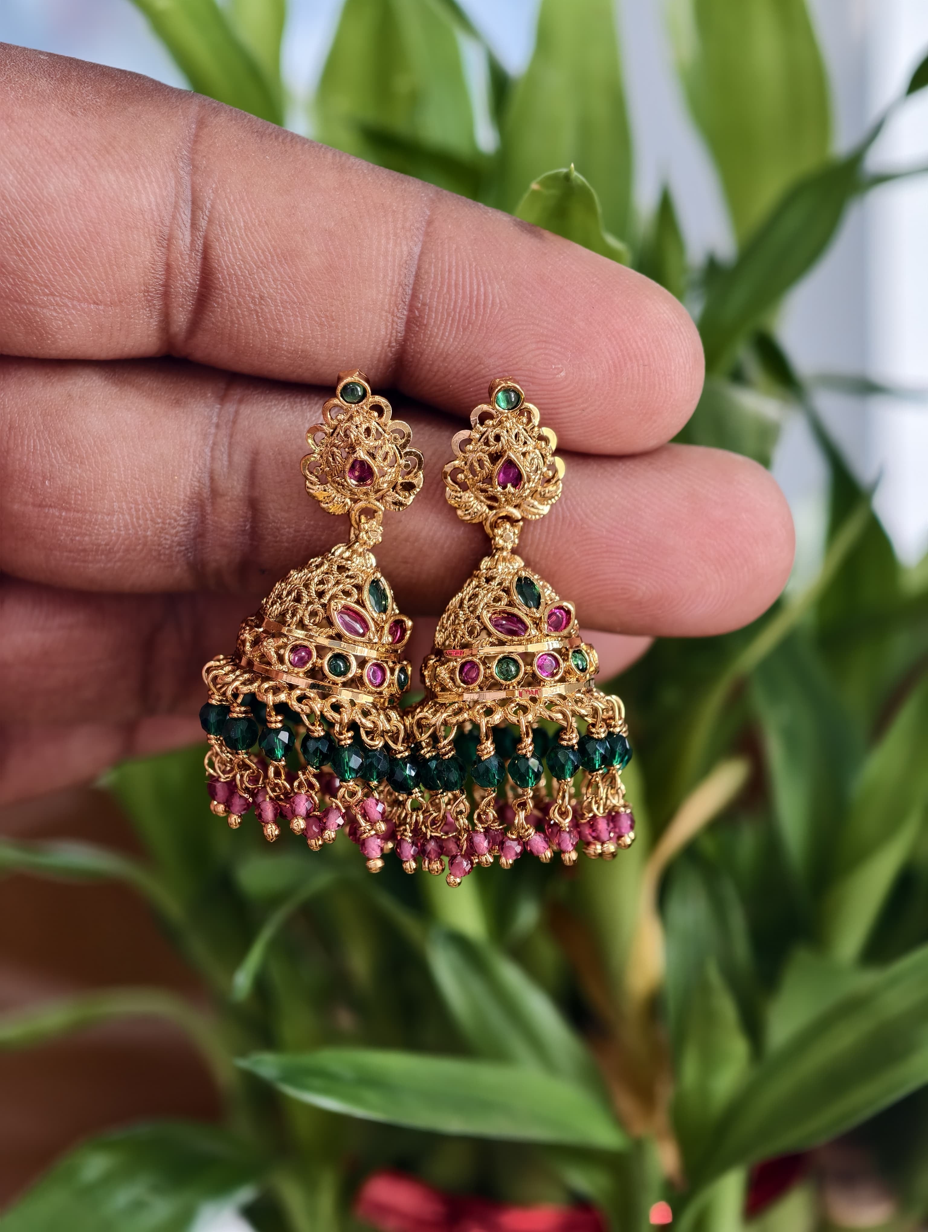 Multi Butta Earrings