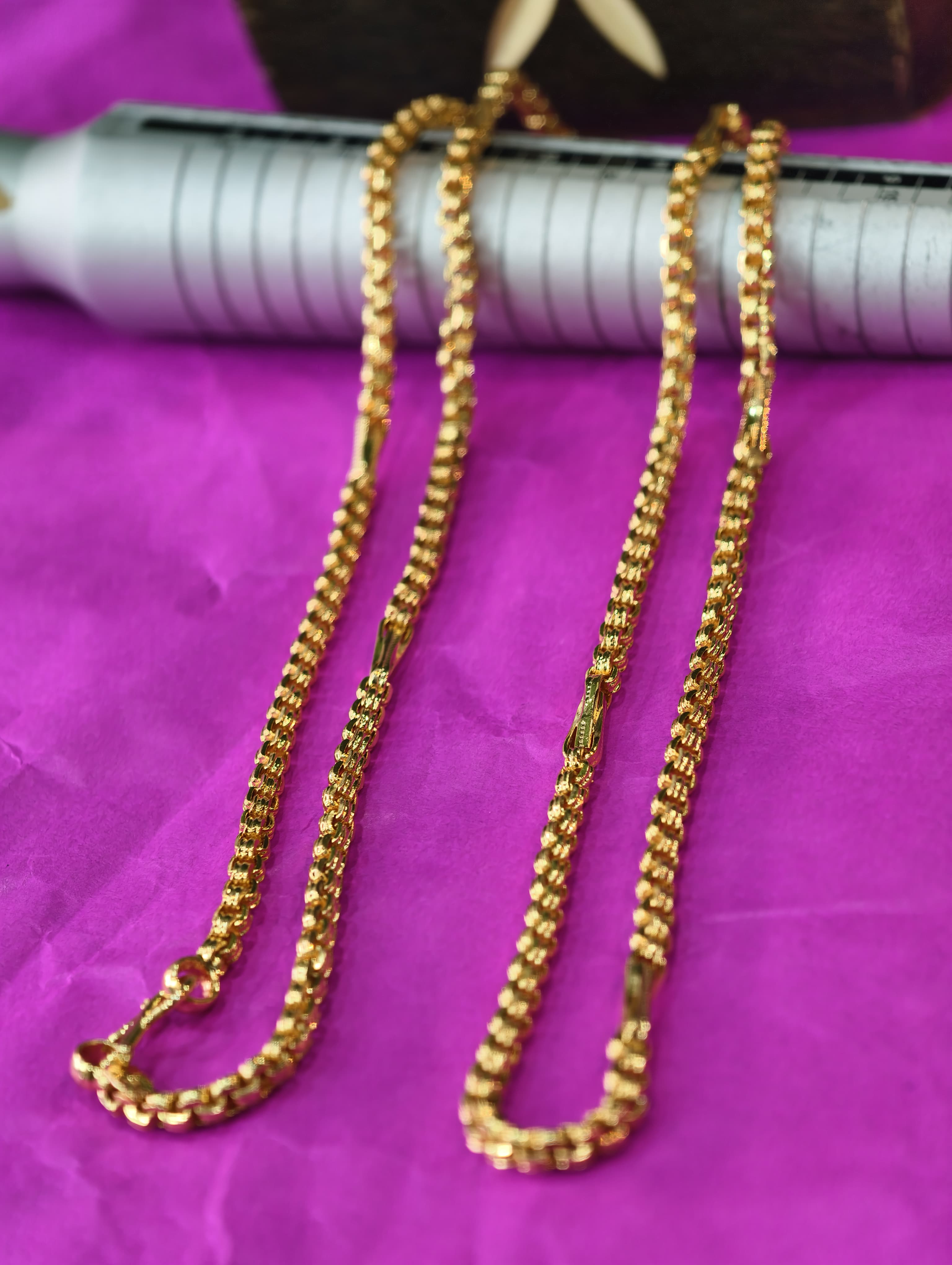 Handmade Barath with Badam Thali Chain