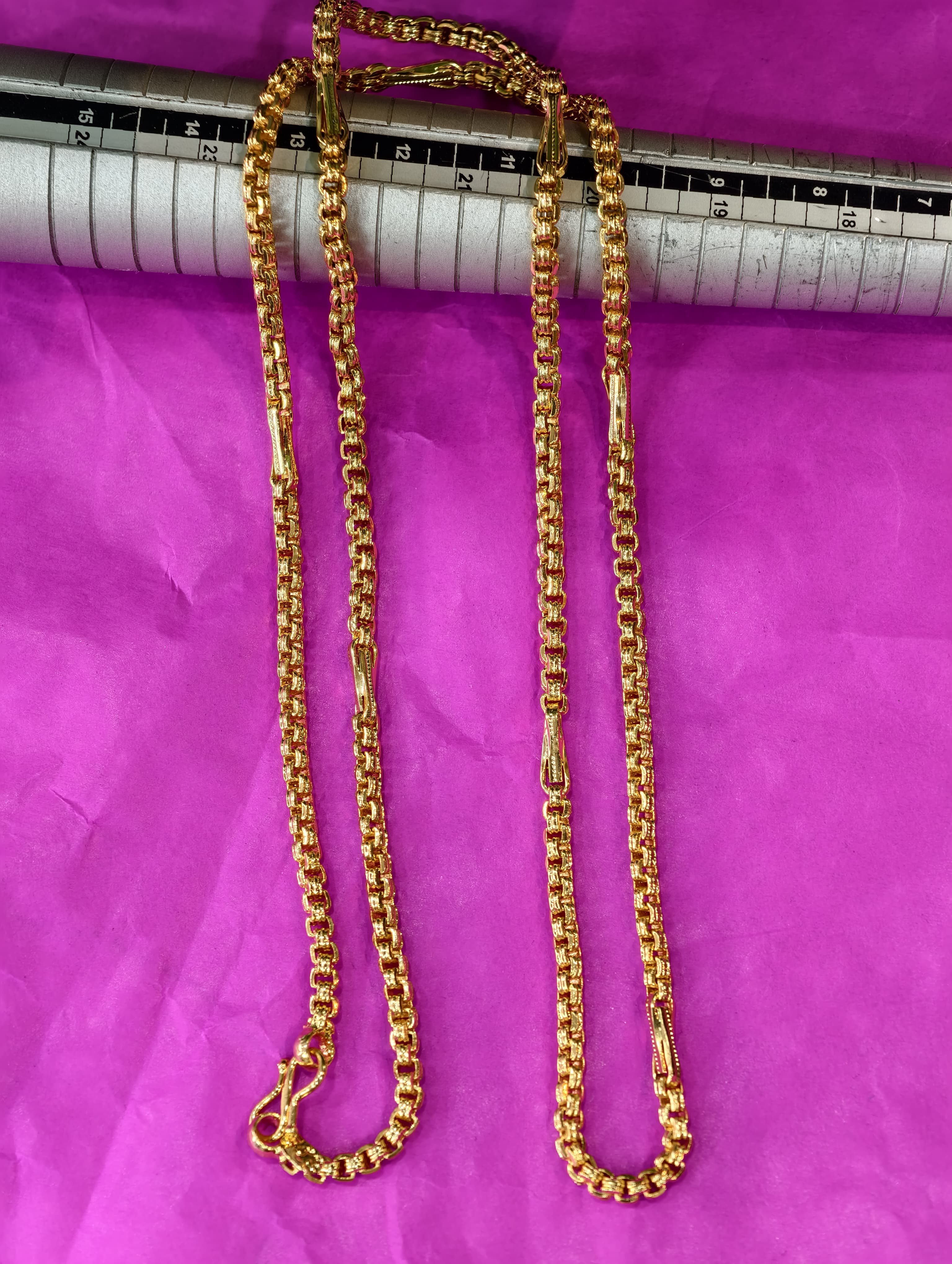Handmade Barath with Badam Thali Chain