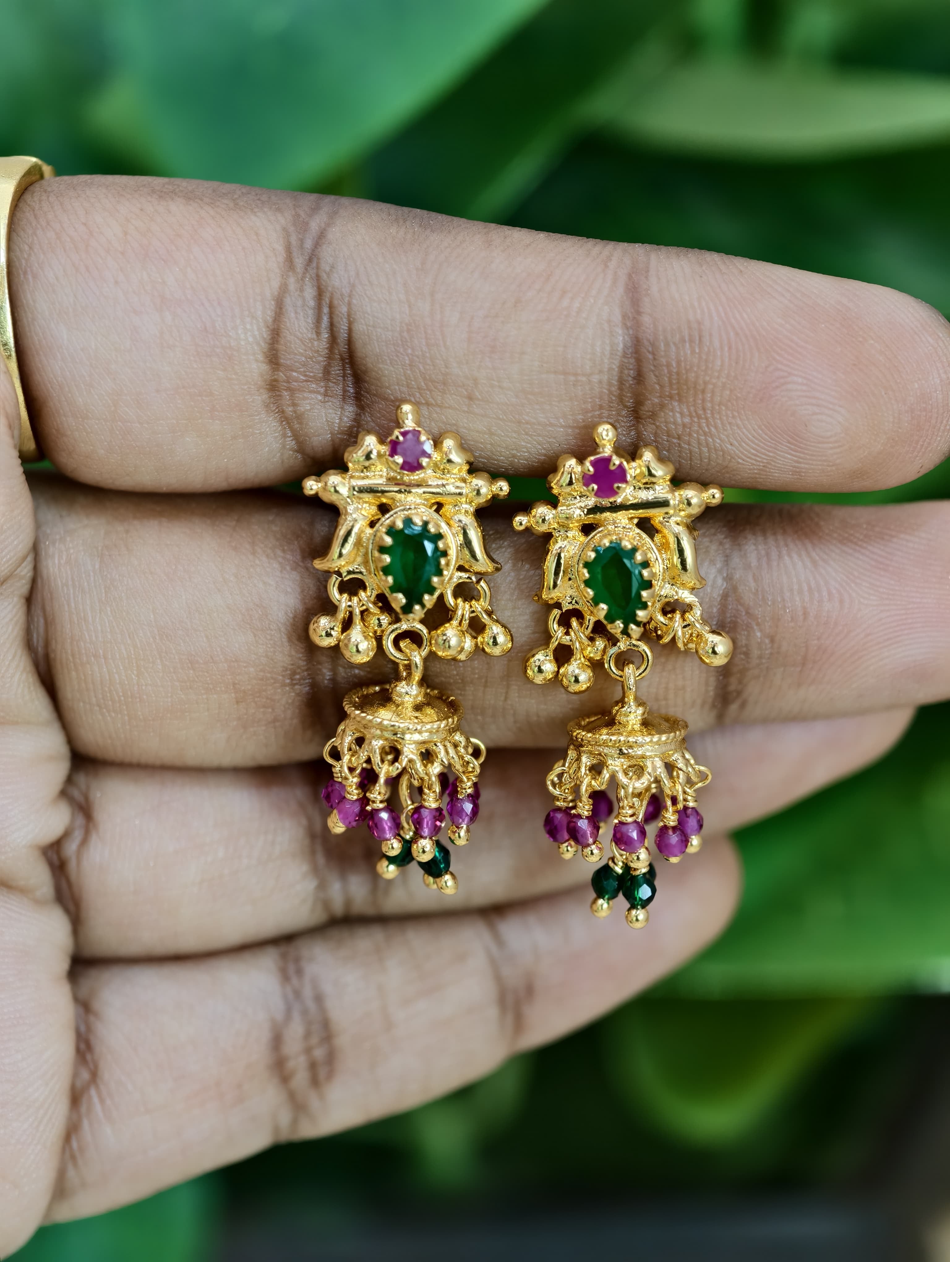 Gold Model Chandini Earrings