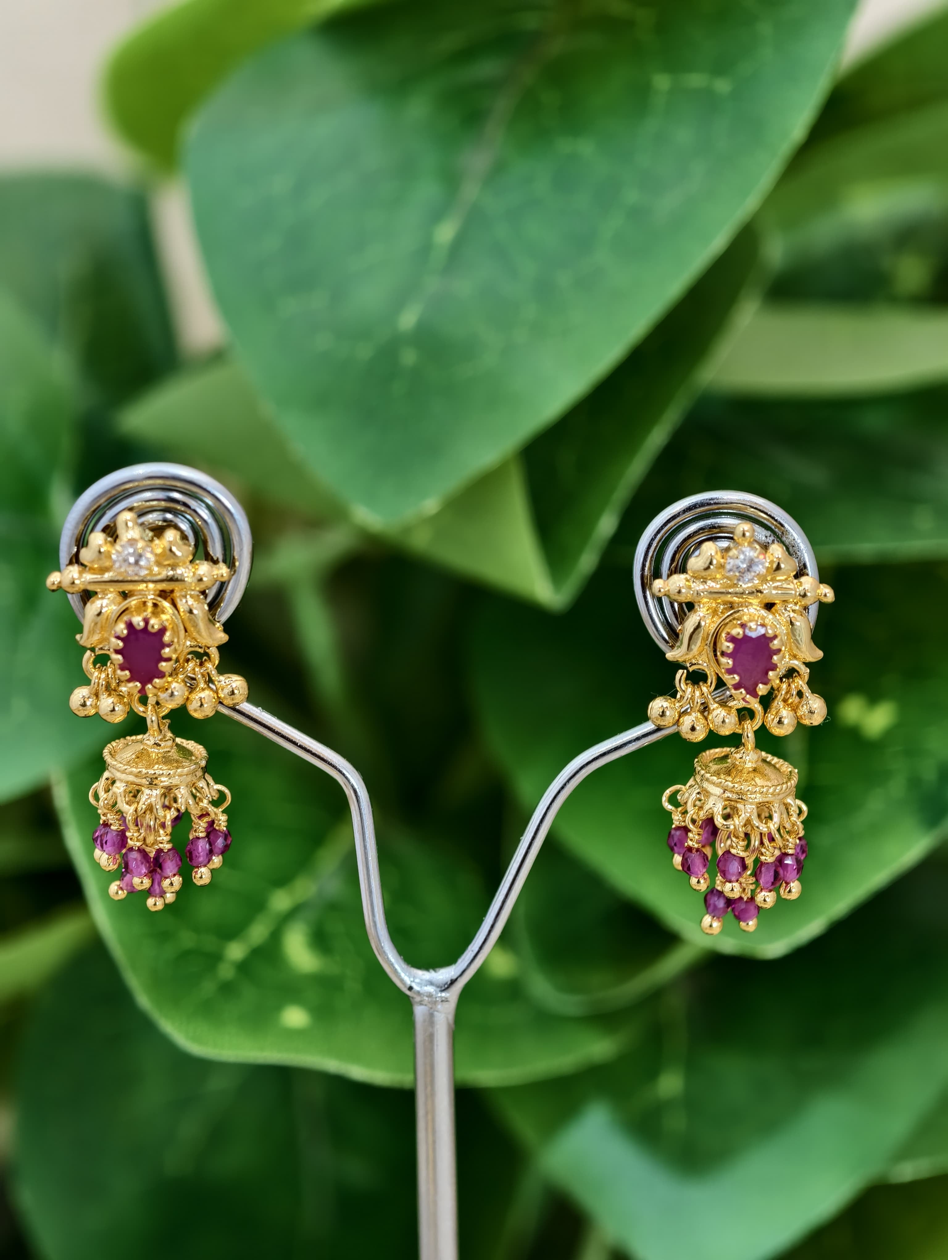 Gold Model Chandini Earrings
