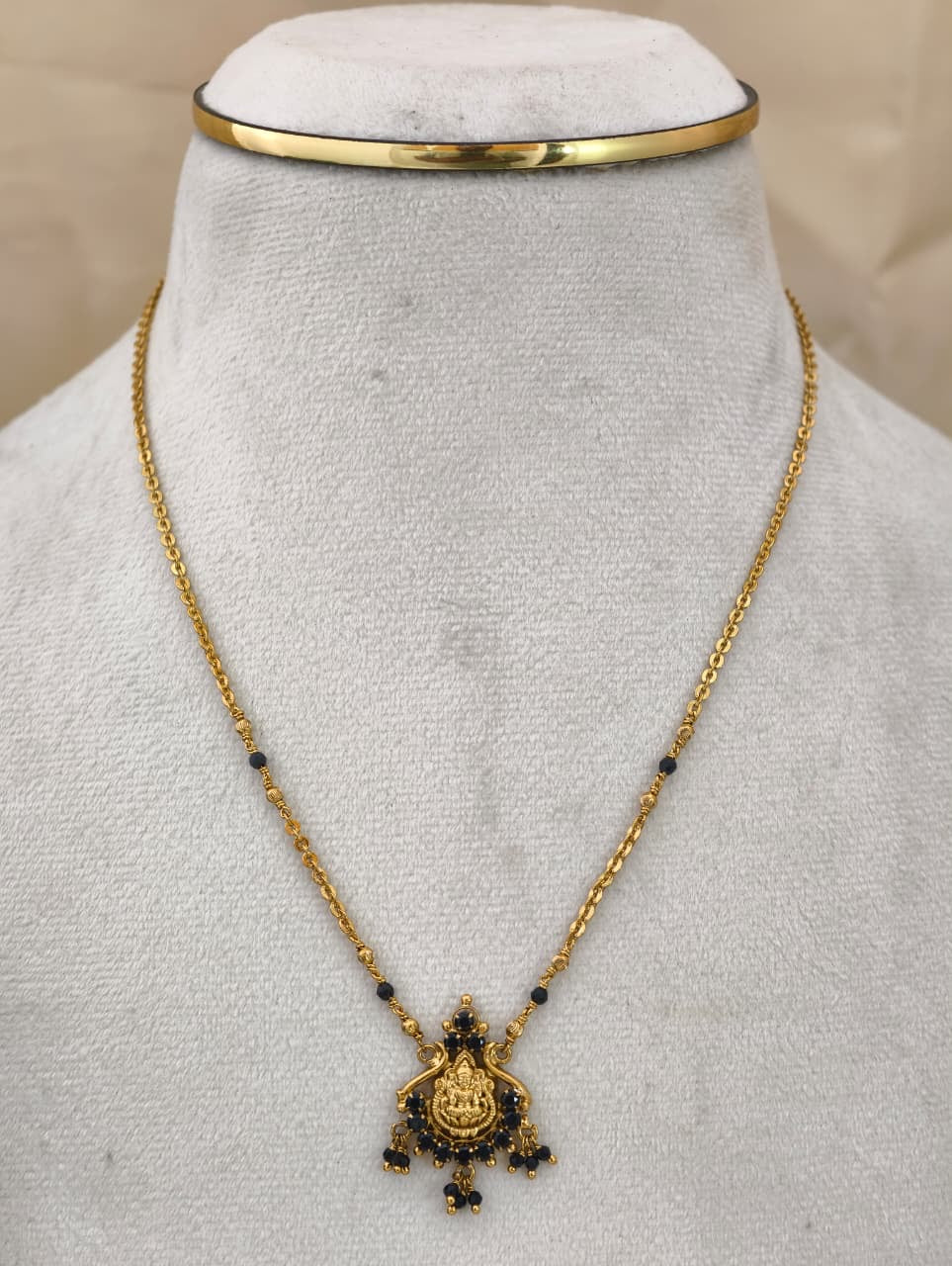 Lakshmi Short Black Beads (Handmade)