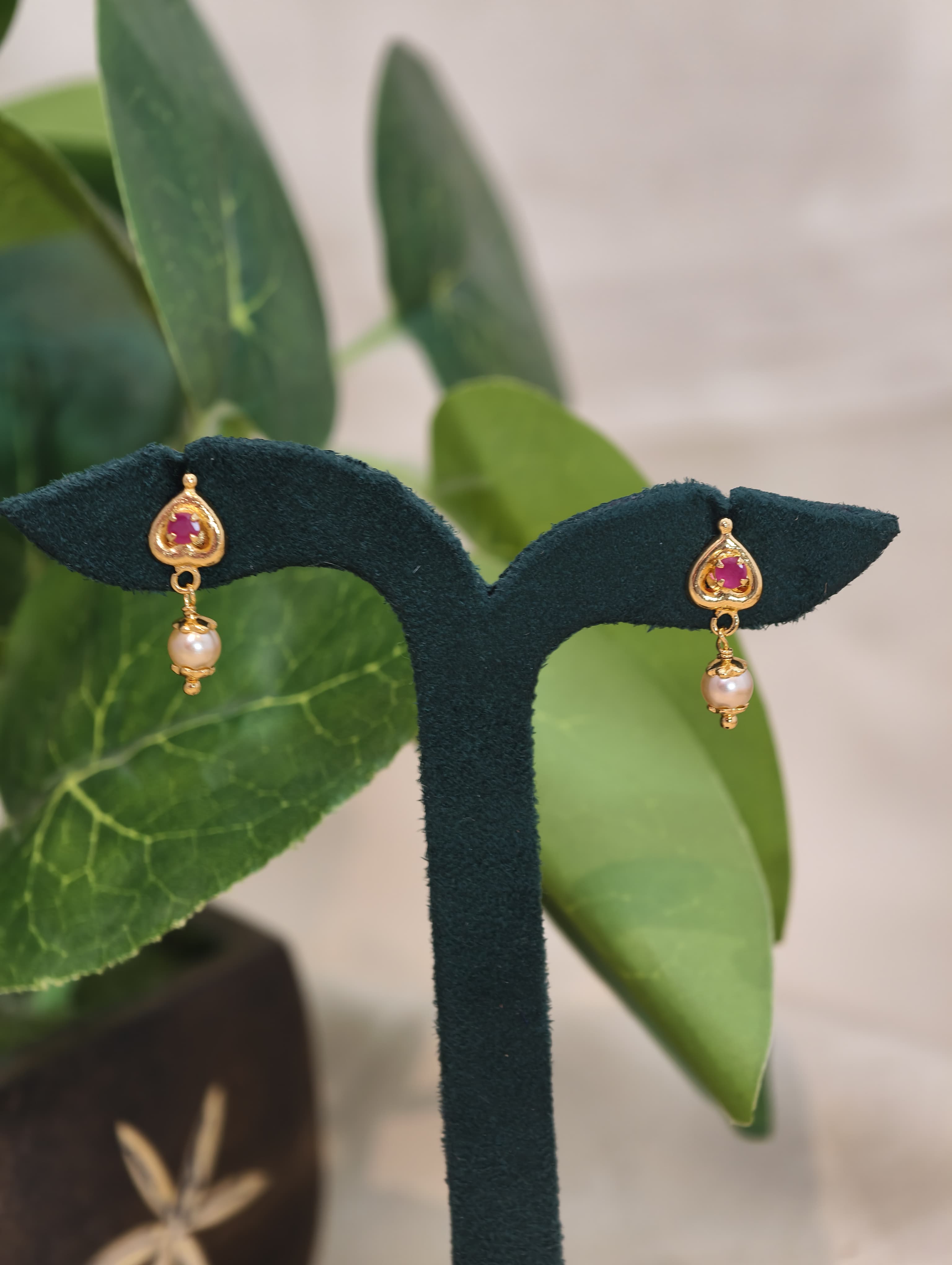 Small Heart Shape Baby Earrings